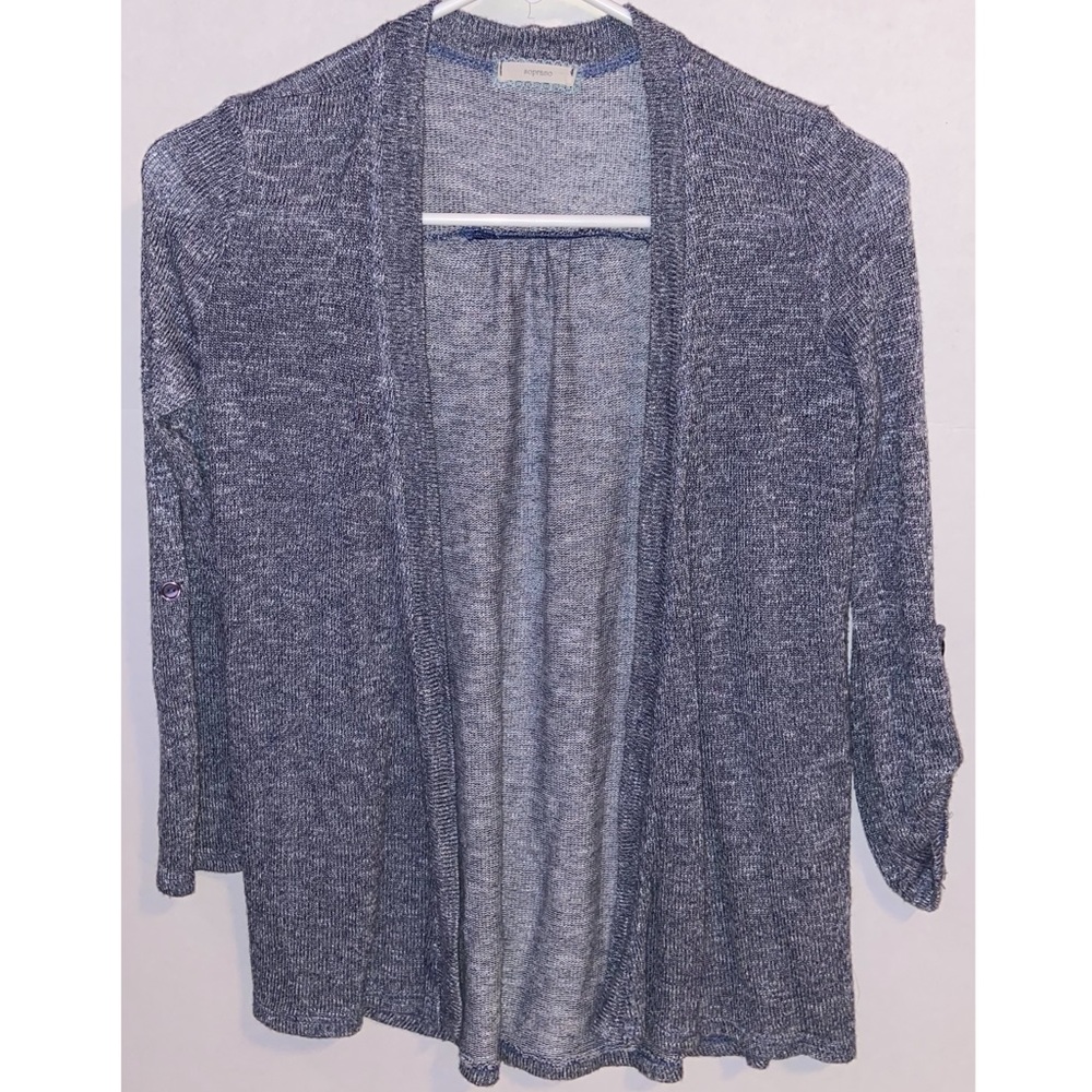 Greyish Blue Cardigan